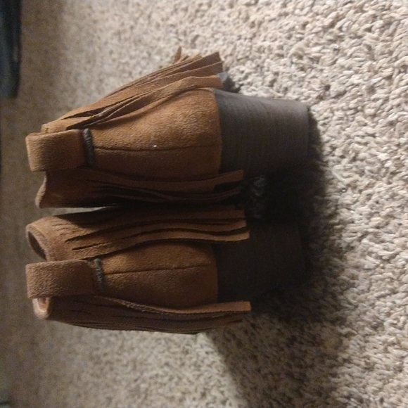 Coconuts by Metisse, size 8, brown leather ankle boots - Picture 3 of 5